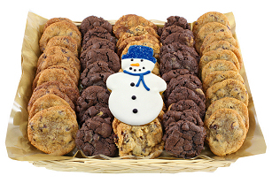 Snowman Mini Cookie Basket